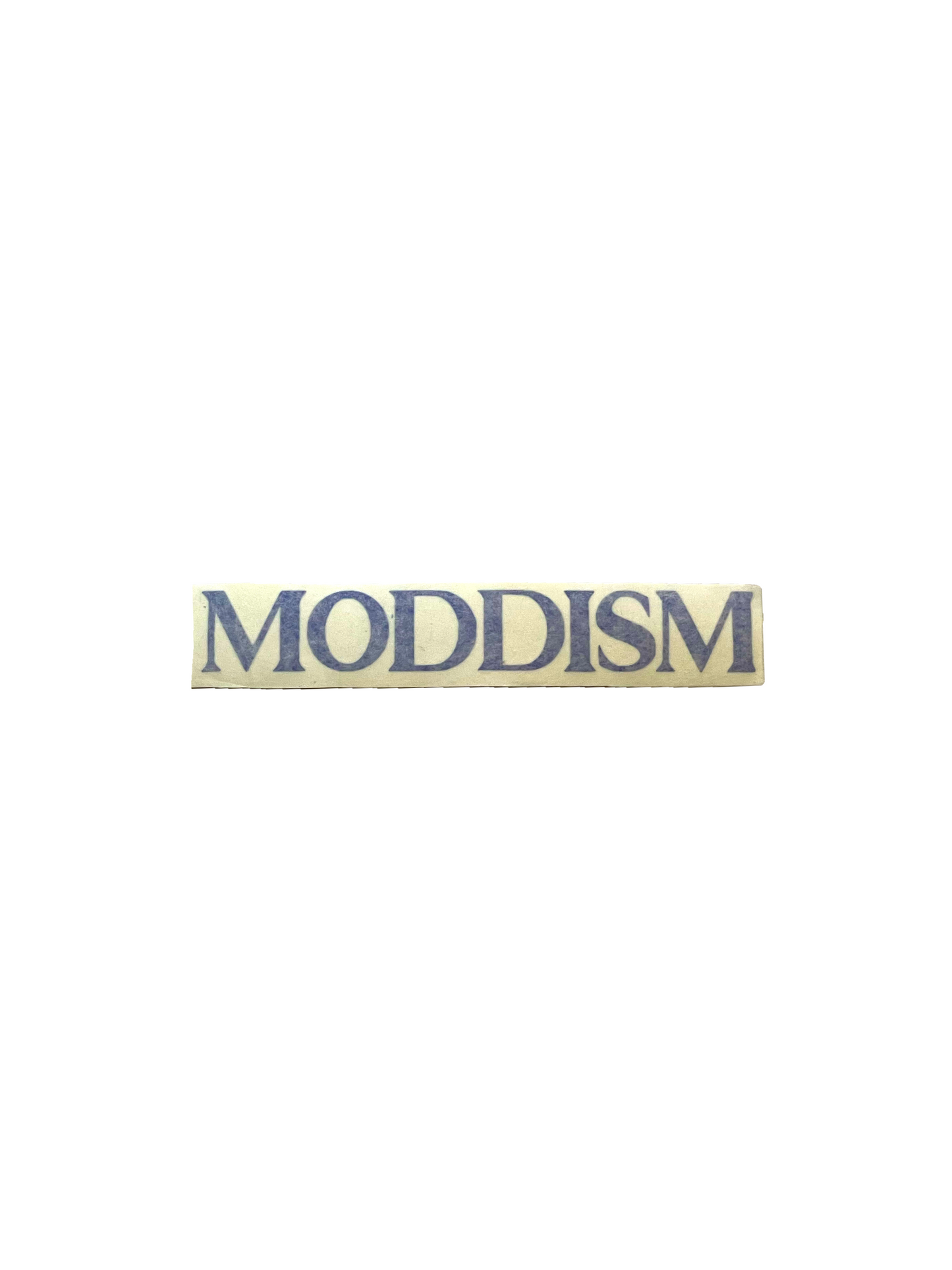 Blue 7 Inch Moddism Decal
