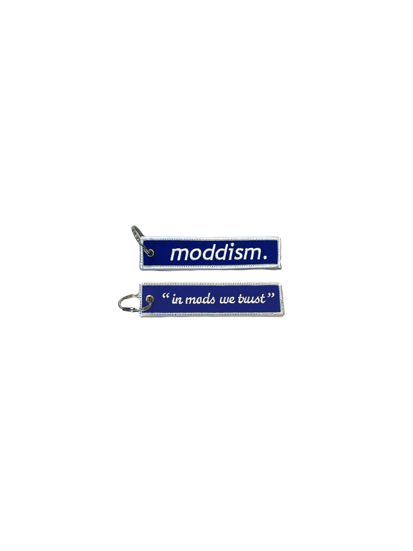Blue Moddism Flight Tag