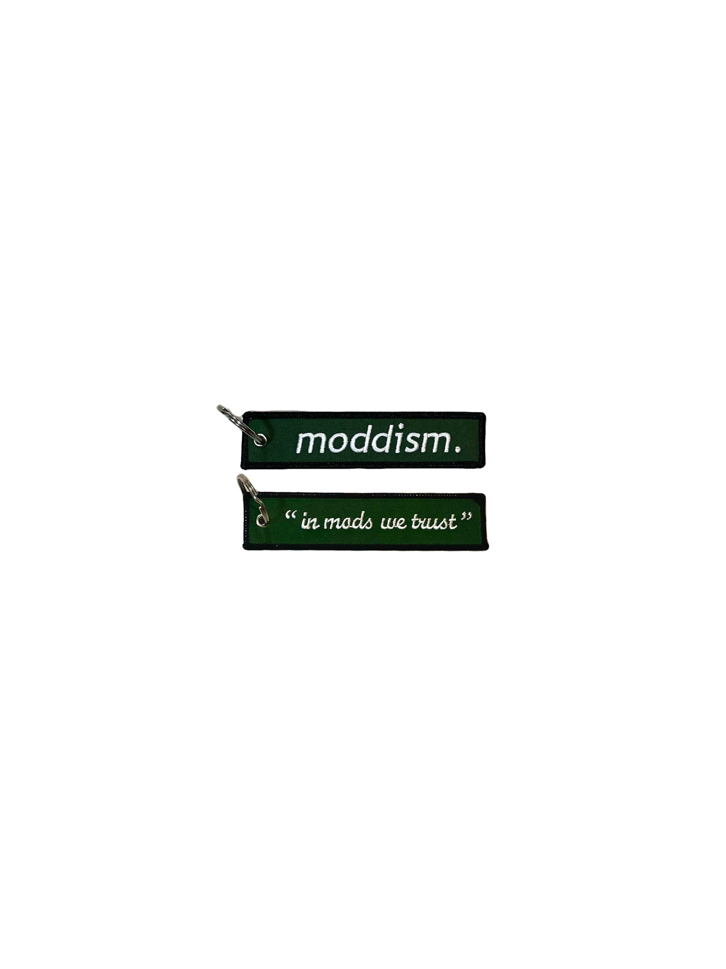 Green Moddism Flight Tag