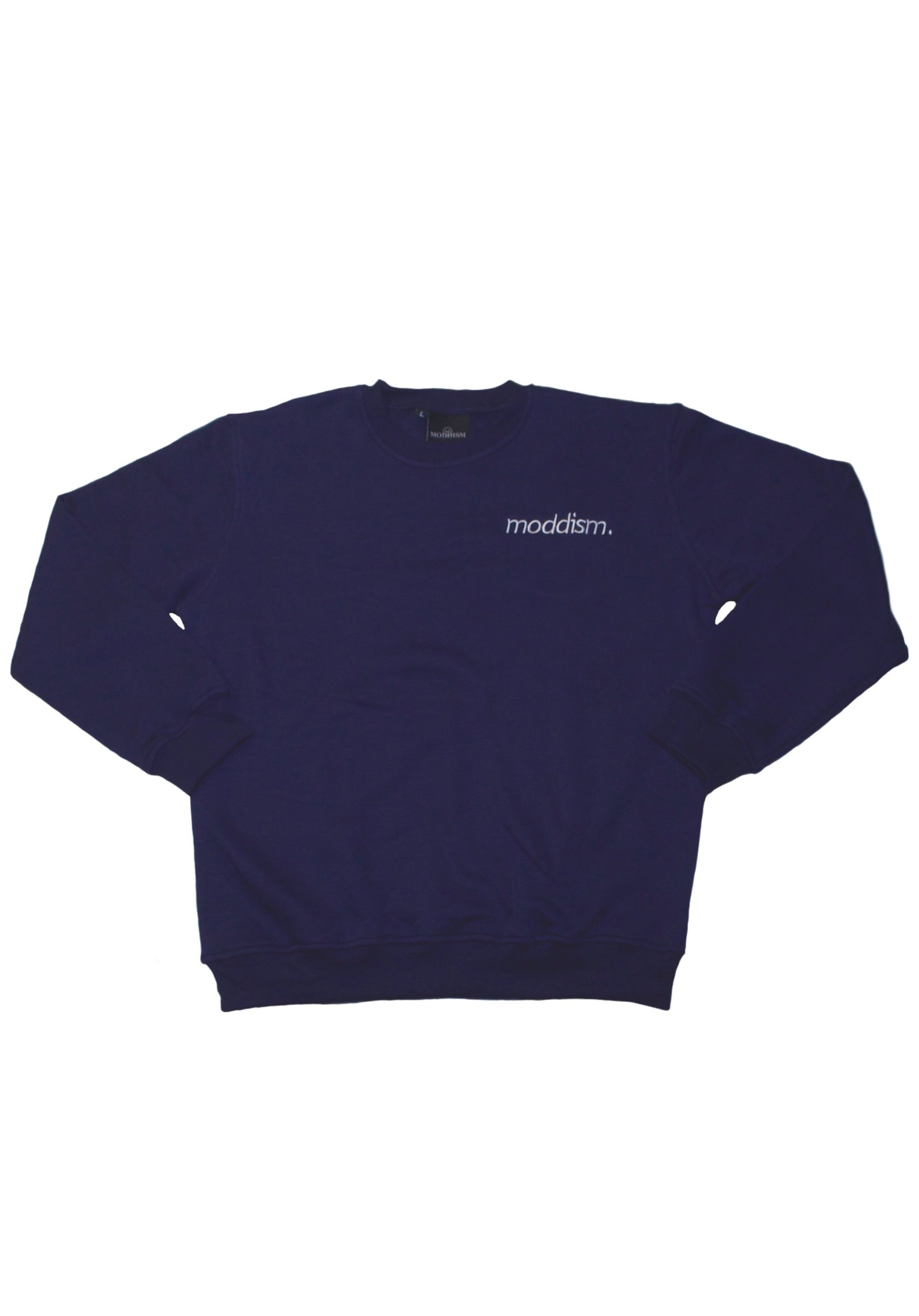 Navy Embroidered Crewneck
