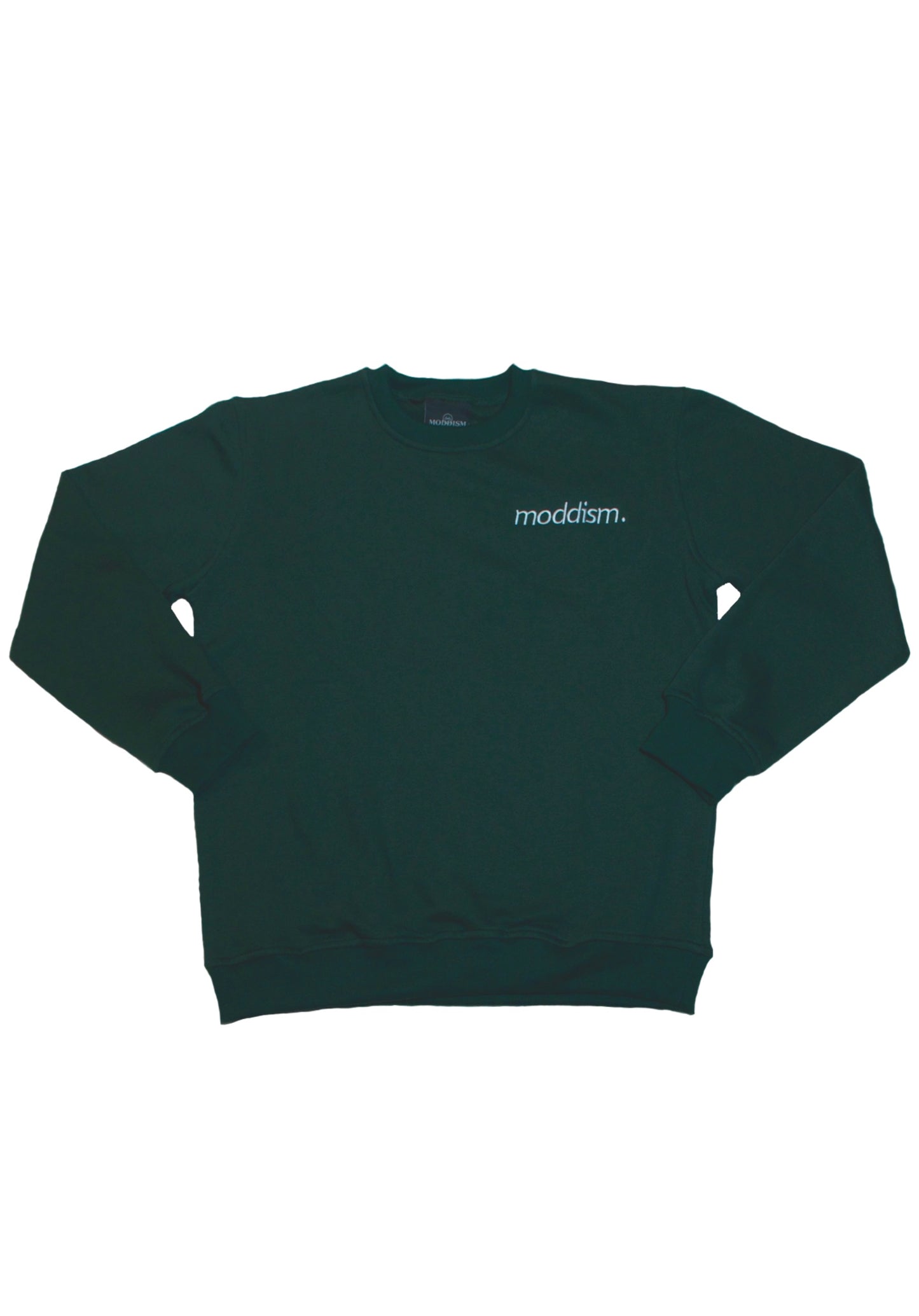 Green Embroidered Crewneck